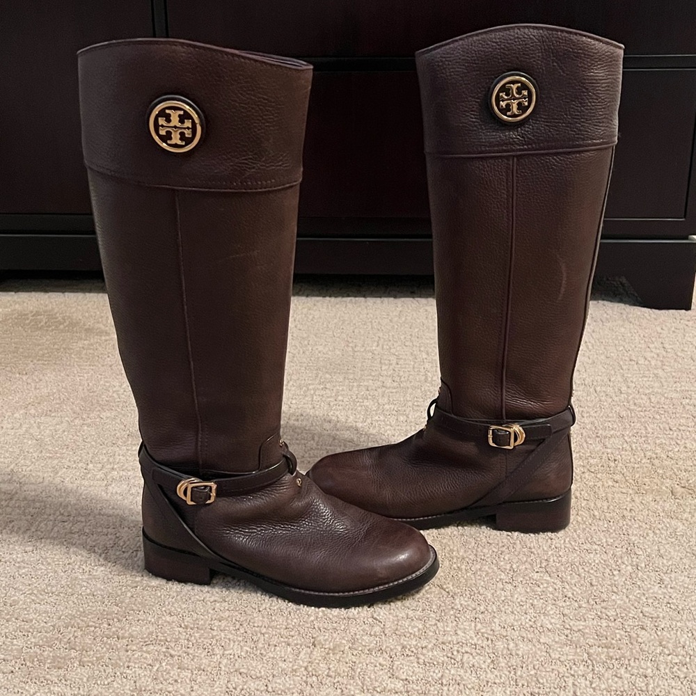 Tory Burch Brown Riding Boots - size 8